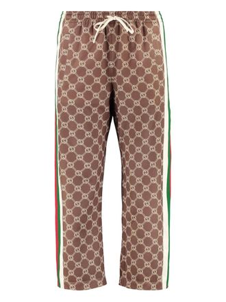 Gucci Trainingsbroek met trekkoord - Bruin