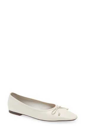 Schutz Arissa Ballet Flat in Pearl at Nordstrom Rack, Size 9.5