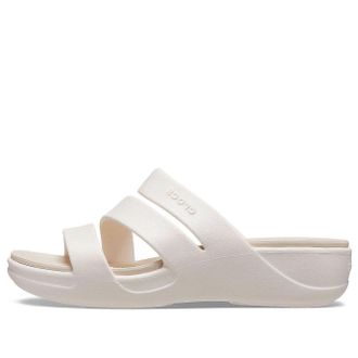 Crocs (WMNS) Crocs Boca Strappy Wedge Sandals White 207434-159