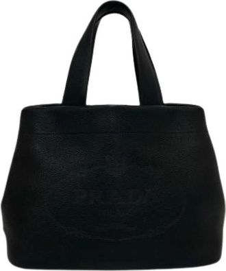 Prada Pre-owned Vintage Tote Bag - Dames - Vintage Shopper - Zwart - ONE Size - Vintage