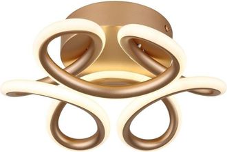 Globo Lighting Globo - plafón - MELISAND - bronce - metal - Ø 26cm - LED