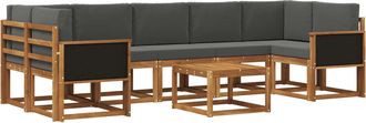vidaXL Conjunto De Sof&aacute;s De Exterior 6 Uds. Vidaxl