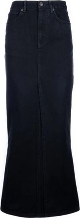 Balenciaga Denim Maxi Rok - Dames - Spijkerrokken - Blauw - 2XS - Denim - Rokken