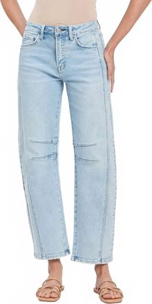 Flying Monkey High Rise Barrel Jeans In Northern Lights