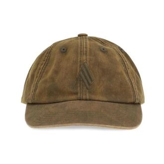 The Attico Caps, female, Brown, Size: ONE SIZE Logo Cotton Baseball Cap