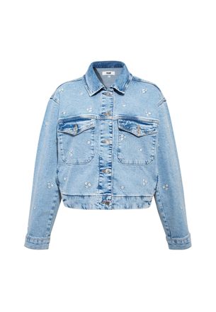 Mavi Jeansjacke MAVI Mavi Jeansjacke Maren, Damen, Gr. XL, hellblau, Obermaterial: 99% Baumwolle CO. 1% Elasthan EL., Jacken Jeansjacke