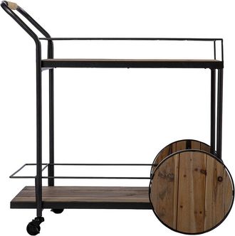 SEI Furniture Sei Furniture Pemton Wood Bar Cart