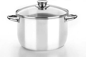 Bra Olla Con Tapa Cristal 32cm. Optima M453132 Bra