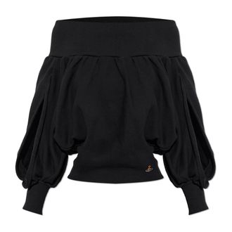 Vivienne Westwood Overhemden, Dames, Zwart, L, Katoen, Zingra Top
