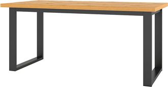 Habitat et Jardin Mesa De Comedor Extensible De 6 A 8 Plazas Eden Madera Y Metal