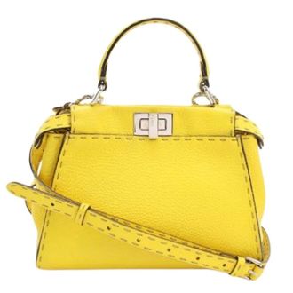 Fendi Pre-owned Vintage Handbag - Dames - Pre-owned - Geel - Maat: ONE Size