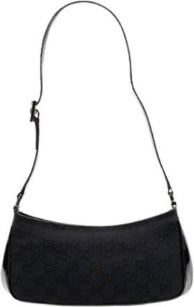 Gucci Pre-owned Vintage Schoudertas - Dames - Vintage Schoudertas - Blauw - ONE Size - Leer - Vintage