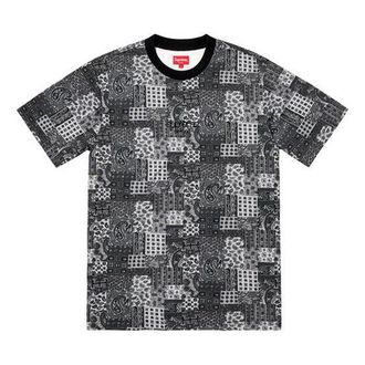 SUPREME SS19 Patchwork Paisley SS Top Tee SUP-SS19-10569