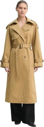 IVY OAK Trenchcoats - Dames - Trenchcoats - Bruin - XS - Katoen - Jassen