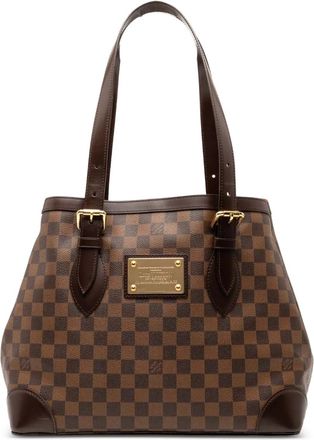 Louis Vuitton 2007 Damier Ebene Hampstead MM tote bag - Bruin
