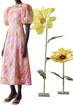 Celia B Samphire Dress In Pink Multi