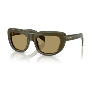Prada Sunglasses, female, Green, Size: 53 MM Laurel Sunglasses