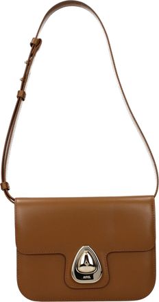 A.P.C. Damess Bruin lederen schoudertassen
