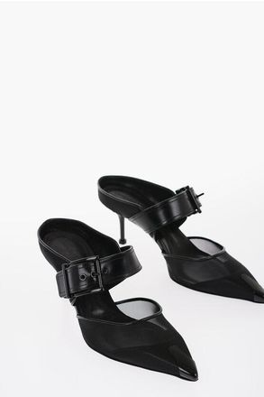 Alexander McQueen Mesh Narrow Pointed-Toe Pumps 9cm Heel size 39