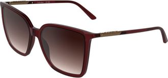 Calvin Klein CK26502S 605 Womens Sunglasses Burgundy Size 56