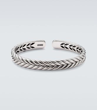 David Yurman Pulsera Chevron de plata de ley