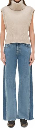 SIMKHAI Atlas Straight Leg Jeans In Coney Island Clearwater