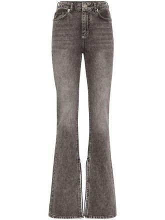 Philipp Plein High waist jeans - Grijs