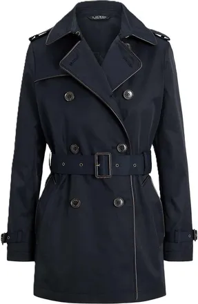 Lauren Ralph Lauren Blt db pu tr-lined-trench-cotton blend