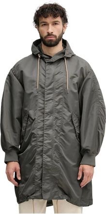 A|X Armani Exchange Heren, Jassen, Groen, Maat: XL Polyamide