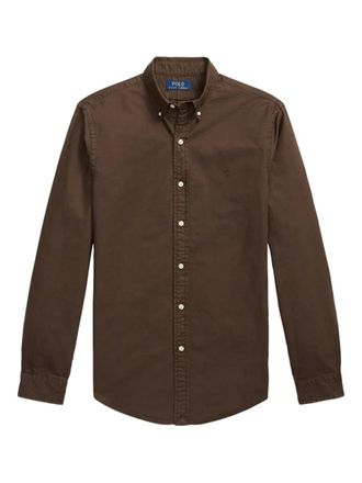 Polo Ralph Lauren Camicia in cotone a maniche lunghe - Marrone