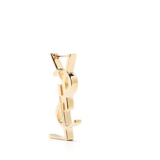 Saint Laurent Earrings, female, Yellow, Size: ONE SIZE Cassandre Single Earring