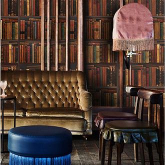 Wallpapers4Beginners Wallpapers4beginners - Carta da Parati Biblioteca in Fogli di Carta, 250x200cm