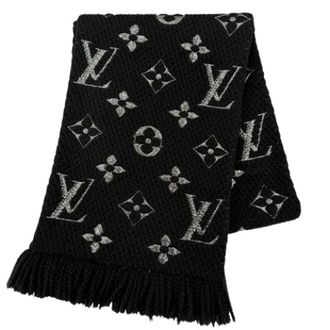 Louis Vuitton Pre-owned Scarves, female, Black, Size: ONE SIZE Pre-owned Stole