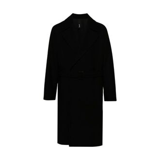 Hev&ograve; Uomo, Cappotti, Nero, M, new