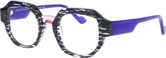 Face &agrave; Face Framed 2 Eyeglasses - unisex - Brillen - Blauw - 48 MM - Accessoires