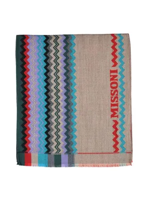 Missoni Beige Wool Scarf