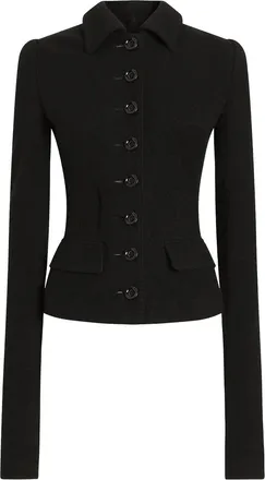 Dolce & Gabbana Single-Breasted Wool Jacket