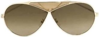 Loewe Pre-owned Accessories, female, Yellow, Size: ONE SIZE Pre-owned Metal Sunglasses