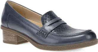 Dansko Danica Waterproof Penny Loafer Pump in Navy/woven Waterproof at Nordstrom, Size 41