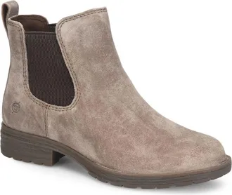 B&oslash;rn Born Cove F55517-233 Boots WomensB Taupe Suede Waterproof Chelsea ZOGG2989