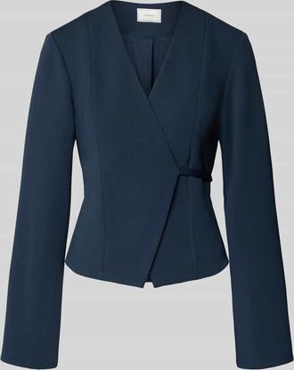 Neo Noir Neo Noir Blazer mit V-Ausschnitt Modell Simmi in Dunkelblau, Gr&ouml;&szlig;e 34