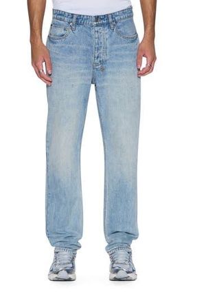 Ksubi Hazlow Scatter Blue Straight Leg Jeans in Denim at Nordstrom Rack, Size 36