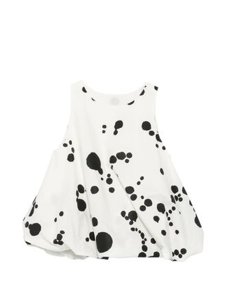 Apuntob Blusa in cotone stampato Apuntob