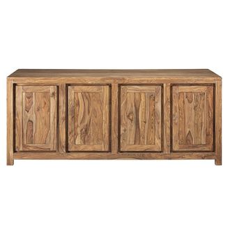 Maisons du monde Aparador con 4 puertas de sheesham macizo 204 cm