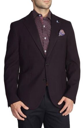 Tailorbyrd Solid Textured Sport Coat in Plum at Nordstrom Rack, Size 38R