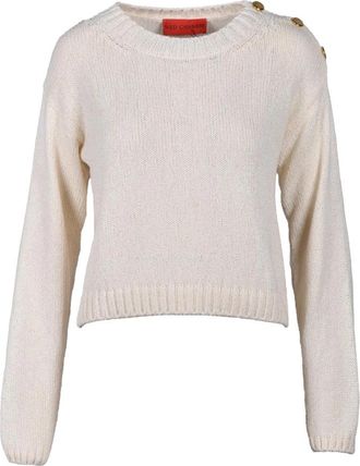 Wild Cashmere pullover - Dames - Ronde hals truien - Beige - S - Truien & Vesten