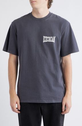 Icecream Options Oversize Cotton Graphic T-Shirt in Charcoal Art at Nordstrom, Size Xx-Large