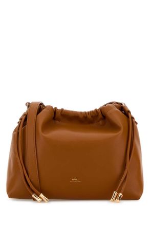 A.P.C. Biscuit Leather Ninon Crossbody Bag