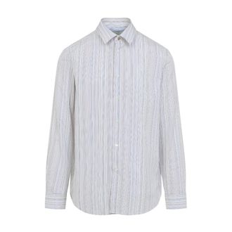 Paul Smith Regular Stripe Shirt - Heren - Casual Overhemden - Veelkleurig - M - Katoen - Overhemden