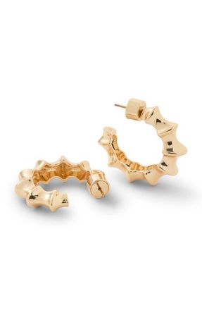 Jennifer Fisher Murphy Huggie Hoop Earrings in Yellow Gold at Nordstrom